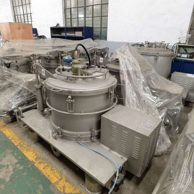 По вертикали ручная центрифуга 450mm корзины 120L с подкладкой Halar